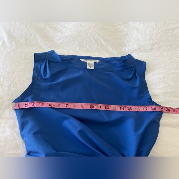 Diane Von Furstenberg | Women’s SZ 8 | Blue Side Tie Dress - Picture 5 of 9